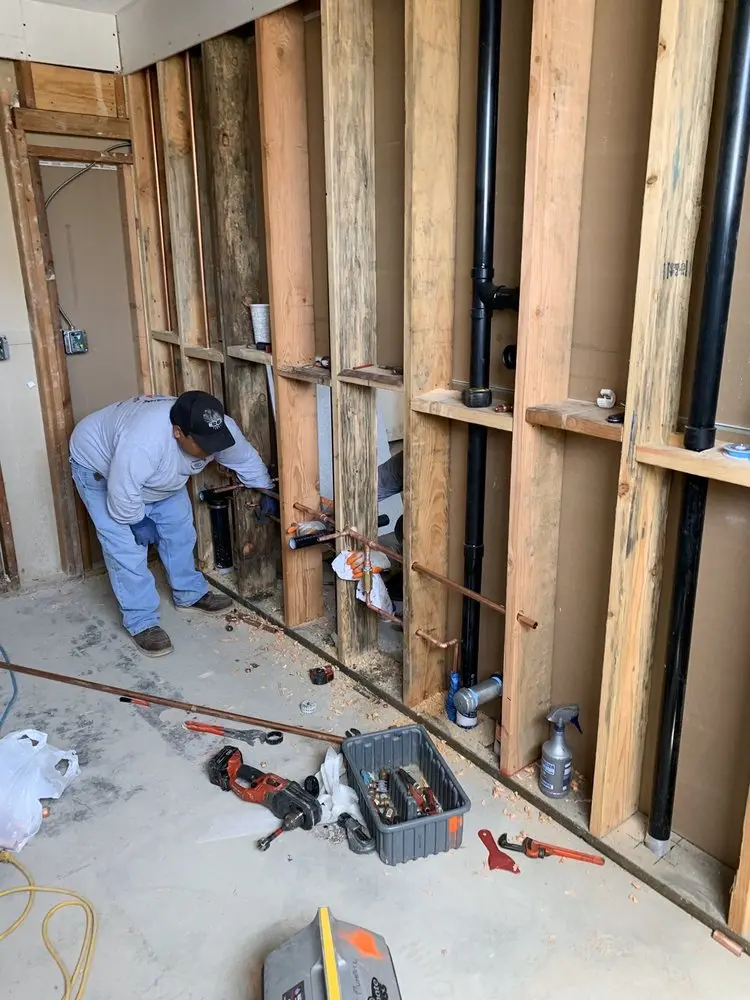 Commercial rough-in plumbing for Commercial Plumbing in Holliston